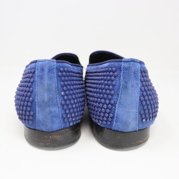 Louis Leeman Studded Blue Suede Loafers 41 EU - 8 US Mens main image 7